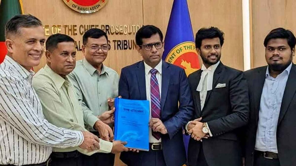 জুলাই গণহত্যায় শেখ হাসিনার বিরুদ্ধে ট্রাইব্যুনালে প্রতিবেদন দাখিল
