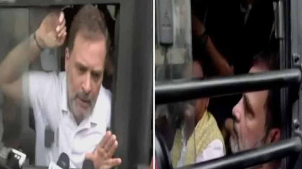 ভারতে রাহুল ও প্রিয়াঙ্কা গান্ধী আটক