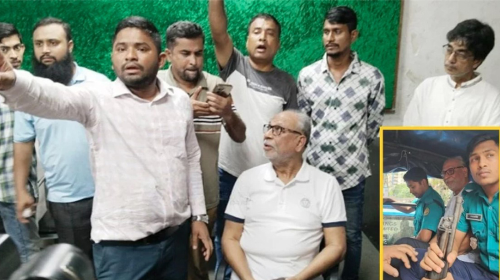 লতিফ সিদ্দিকী ও অধ্যাপক কার্জনকে অবরুদ্ধ, পুলিশের কাছে হস্তান্তর