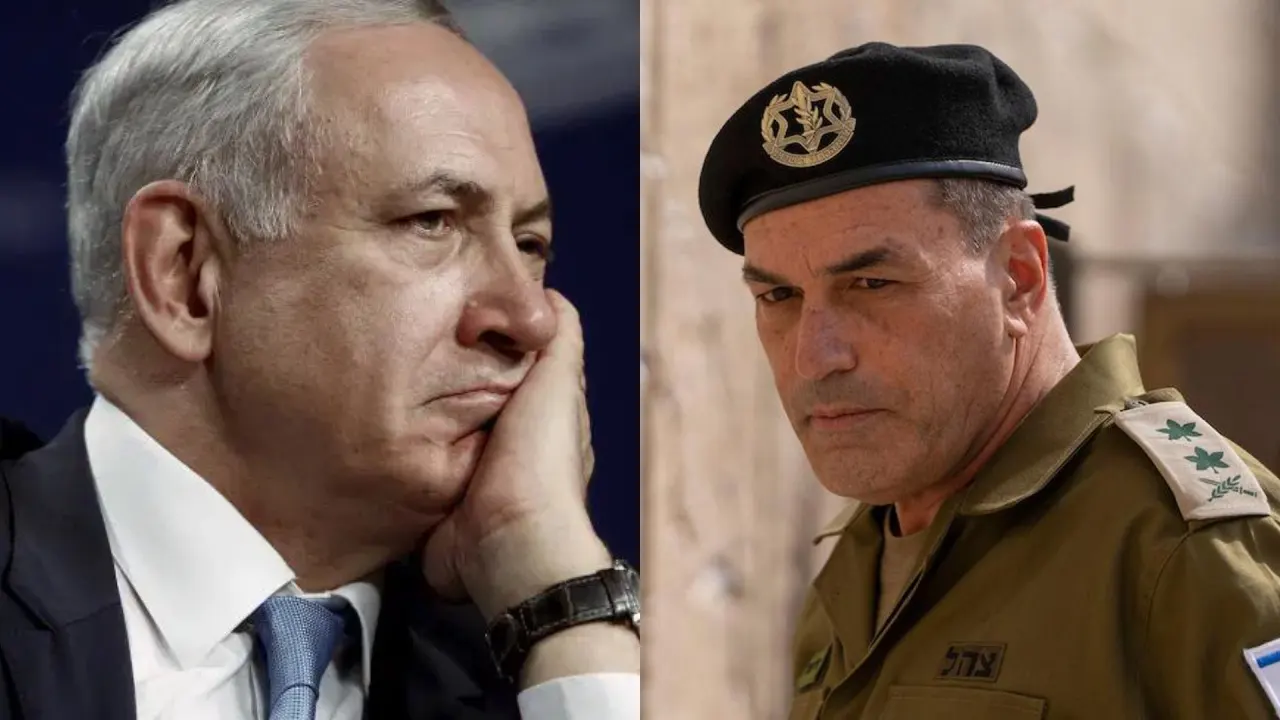 ইসরায়েলি সেনাপ্রধানকে থামতে বললেন নেতানিয়াহু