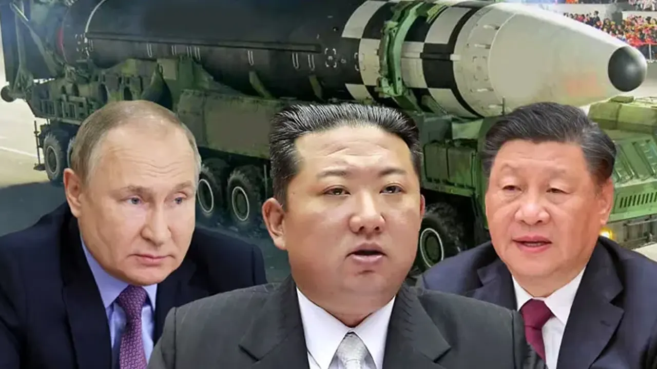 এক মঞ্চে কিম, পুতিন ও শি জিনপিং