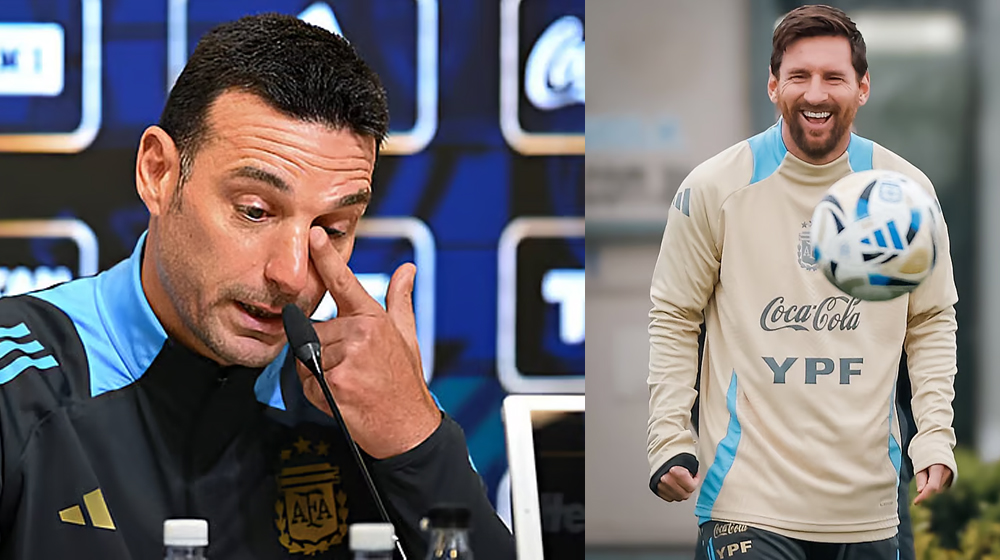 মেসির উত্তরসূরি নেই, অশ্রুসিক্ত কণ্ঠে বললেন স্কালোনি