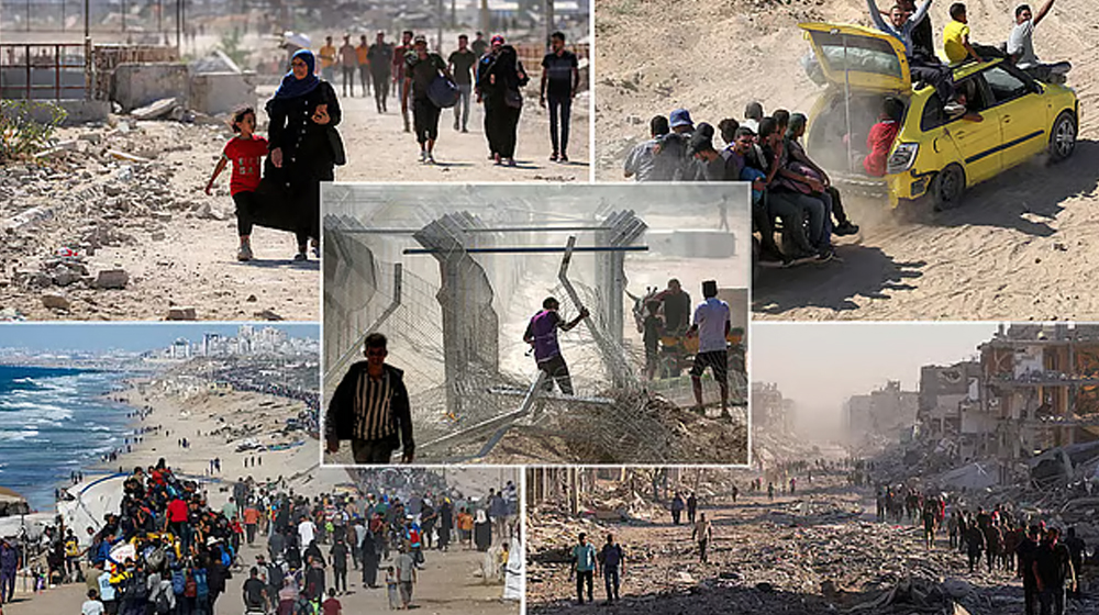 গাজায় ফিরে ধ্বংসস্তূপে প্রিয়জনের খোঁজে ফিলিস্তিনিরা