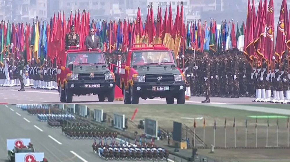 জাতীয় প্যারেড স্কয়ারে বর্ণাঢ্য কুচকাওয়াজ-ফ্লাইপাস্ট