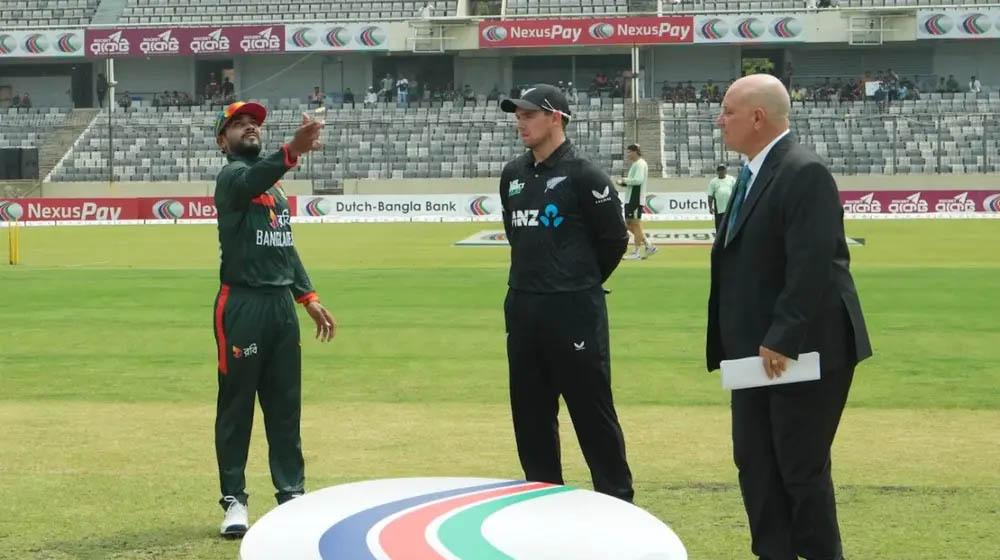 চট্টগ্রামে সিরিজ নির্ধারণী ম্যাচে টস জিতে ফিল্ডিংয়ে নিউজিল্যান্ড