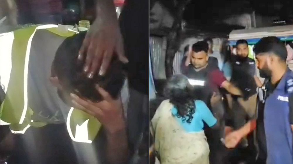 সুনামগঞ্জে মাদকবিরোধী অভিযানে পুলিশের ওপর হামলা, আটক ৭