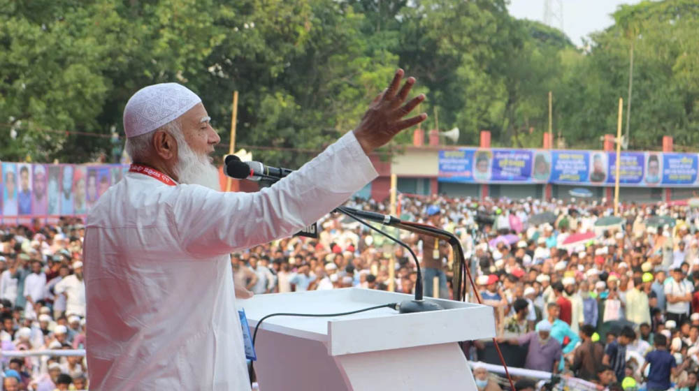 জনরায়ের প্রতি সম্মান ও পদ্মার পানির দাবিতে রাজশাহীতে জামায়াত আমিরের কঠোর অবস্থান