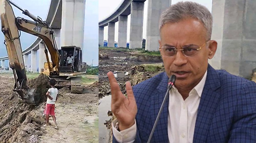 পদ্মা রেলসেতুর পিলারের নিচ থেকে মাটি কেটে নেওয়া হয়েছে, বিষয়টা এ রকম না