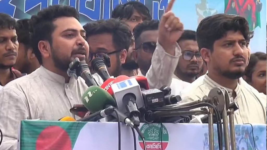 ‘গণভোটের রায় অস্বীকার করছে সরকার’: নাহিদ ইসলাম