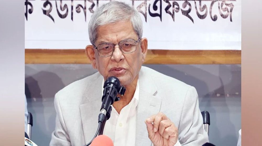 বিরোধী দলের নেতারা ‘শেখ হাসিনার ভাষায়’ কথা বলছেন: মির্জা ফখরুল