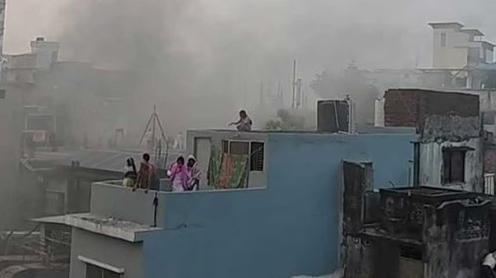 চকবাজারে মার্কেটে আগুন
